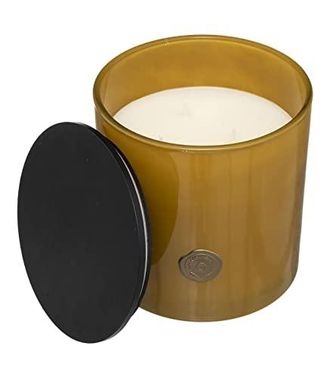 Atmosphera Duftkerze Enzo, Vanille 1200g - Ocker - Atmosphera