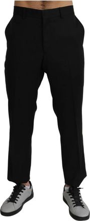 Dolce & Gabbana Heren, Broeken, Zwart, Maat: 3XL Wol