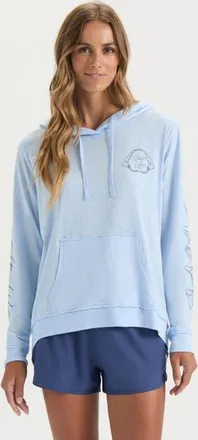 Salt Life Luck Tooth Long Sleeve Crew in Powder Blue at Nordstrom, Size X-Large