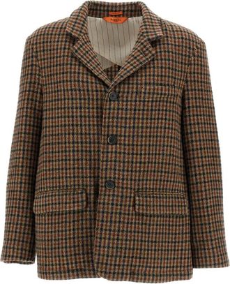 Barena Zener Jacket - Heren - Blazers - Bruin - M - Wol - Jassen
