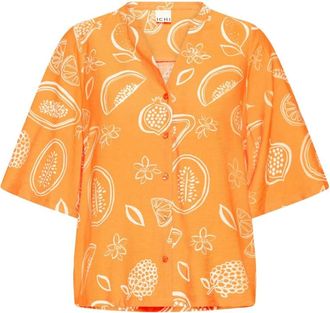 Ichi Mujer, Blusas y Camisas, Naranja, Talla: S