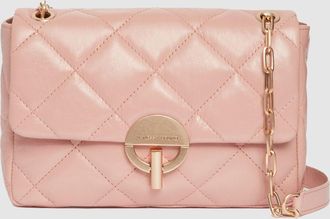 Vanessa Bruno Grand Sac Moon Cuir Verni Poudre