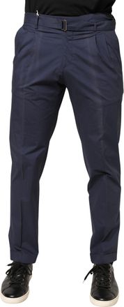 BRIGLIA 1949 DarkBlue Wool Straight Formal Dress Trouser Mens Pants (Pre-Owned)