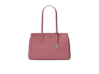 Michael Kors Laila Medium Tote Tote Handbags Rosewood : MD, Leather