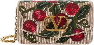 Valentino Garavani Beige Vain Mini Shoulder Bag