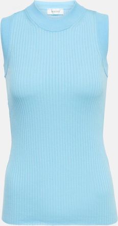 Sportmax Nido ribbed-knit cotton tank top