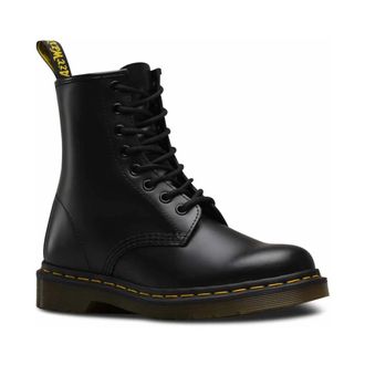 Dr. Martens Lace-up Boots, male, Black, Size: 13 US Classic Leather Military Boot