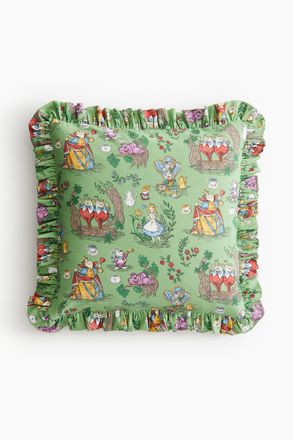 H&M Kissenh&uuml;lle mit Volant - Green