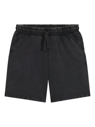 HUGO BOSS Shorts met trekkoordsluiting en acid-wassing - Grijs