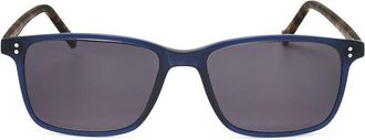Hackett Mens Blue Rectangular Sunglasses HEBS144