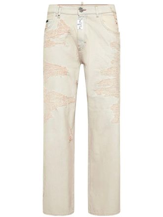 Philipp Plein Beach Boy Fit jeans - White