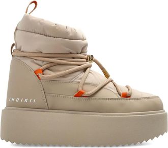 INUIKII Technical Platform boots - women - Polyester/Fabric/Rubber - 36 - Neutrals