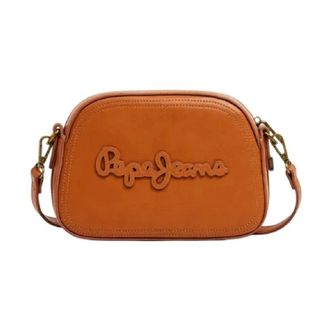 Pepe Jeans London Cross Body Bags, female, Brown, Size: ONE SIZE Danara Bass Crossbody Bag