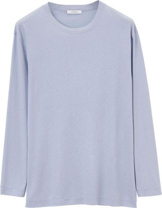 Christophe Lemaire crew-neck long-sleeve T-shirt - unisex - Cotton - S - Grey