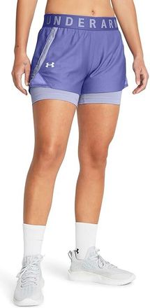 Under Armour Play Up 2-in-1 Shorts Womens Shorts Starlight/Celeste/Celeste : LG (US 12-14), Polyester