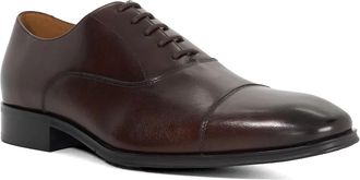 Dune London Mens Solver Leather Oxford Lace-Ups Size UK 10 Oxford Shoes Brown