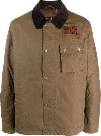 Barbour Jassen, Heren, Beige, M, Katoen, Workers Waxed Jacket
