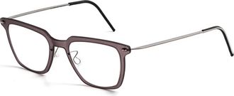 Lindberg 6660 Eyeglasses - unisex - Brillen - Grijs - 47 MM - Accessoires