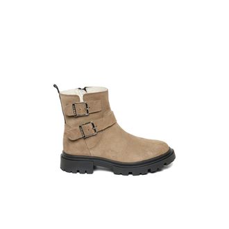 Steve Madden Womens Suede Rings 482 Boots - Taupe - Size UK 5