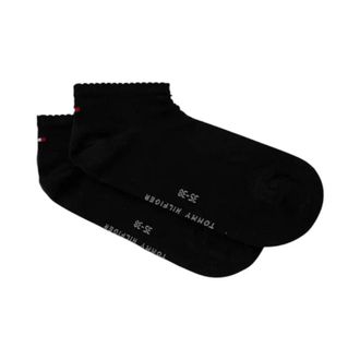 Tommy Hilfiger Socks, female, Black, Size: XS Seamless LowCut Socks Classic Style