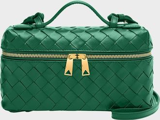 Bottega Veneta Bang Bang Vanity Intrecciato Leather Crossbody Bag