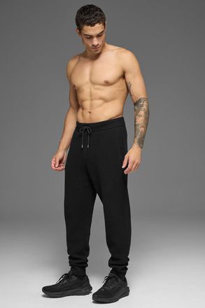 Alo | Sports Club Jogger Pants in Black, Size: Medium