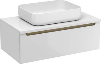Puma Naturel - Mueble De Ba&ntilde;o Bajo Lavabo Stilla 80x30x45 Cm, Blanco (stillad08005dbi)