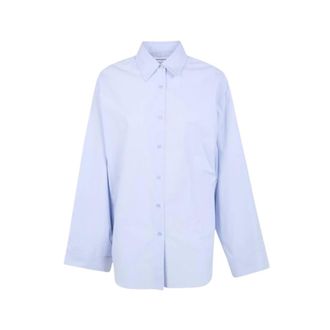 Frankie Shop Shirts, female, Blue, Size: S Tila Wide Sleeve Shirt