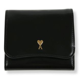 Ami Compact Wallet Paris - male - Ami Paris - Wallets & Cardholders - Black - ONE SIZE - Accessories