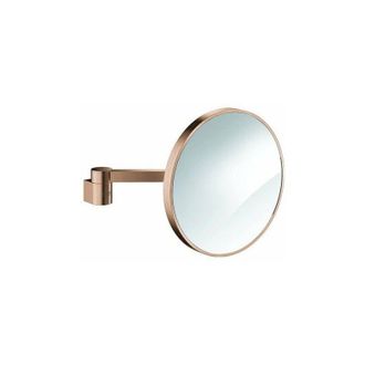 GROHE Espejo De Aumento Grohe Selection Con Aumento De 7x, Oro Rosa Brillante Cepillado