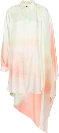 Zimmermann Natura Scarf silk shirt - women - Silk - 1 - Green