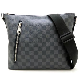 Louis Vuitton Damier Graphite Black Gray Canvas Shoulder Bag (Pre-Owned)