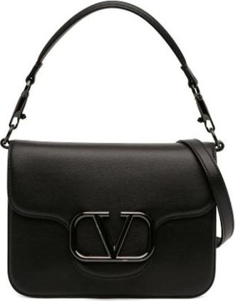 Valentino Pre-owned Satchel - Dames - Vintage Handtas - Zwart - ONE Size - Leer - Vintage