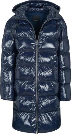 Pinko Pinko - Donsjassen - Dames - Mantels - Blauw - Maat: 3XS