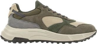 Hogan Dynamic Hyperlight Urban Sneakers - Heren - Sneakers - Groen - 40 1/2 EU - Su&egrave;de - Schoenen