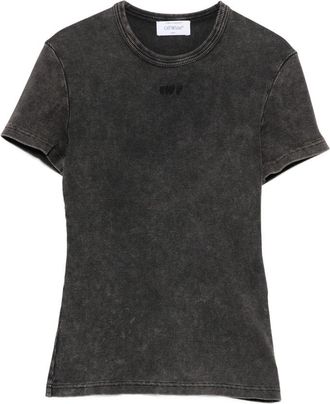 Off-white Logo-embroidered T-shirt