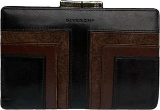 Givenchy Pre-owned Leren Portemonnee - Dames - Vintage Accessoires - Veelkleurig - ONE Size - Leer - Vintage