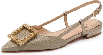 Roberto Festa Milano Lavanda Ballerina Sling-Back - Dames - Ballerinas - Geel - 37 EU - Schoenen