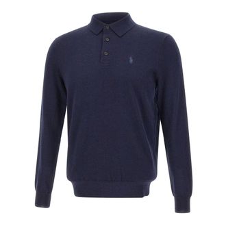 Polo Ralph Lauren Polo Shirts, male, Blue, XL, Classics Jumper
