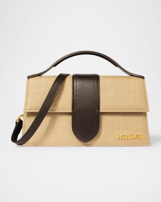 Jacquemus Le Grand Bambino Woven Top-Handle Bag