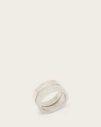 AllSaints Otto Double Rings