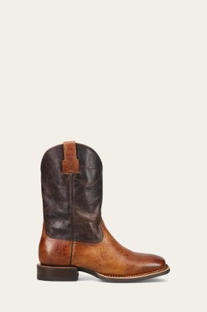 Frye Mens Hauser Roper In Saddle/Dark M