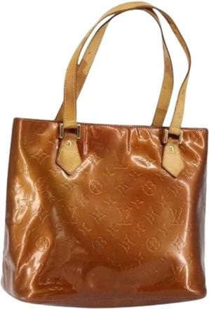 Louis Vuitton Pre-owned Vintage Leren Tote Bag - Dames - Vintage Shopper - Bruin - ONE Size - Leer - Vintage