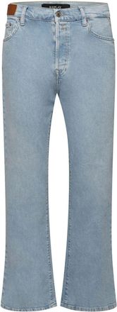 Replay Flared-jeans met logo voor dames (Blauw)