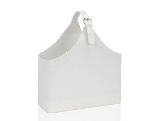 Andrea House Andrea House Ax62329 Revistero Efecto Piel Blanca - Ref: Ax62329
