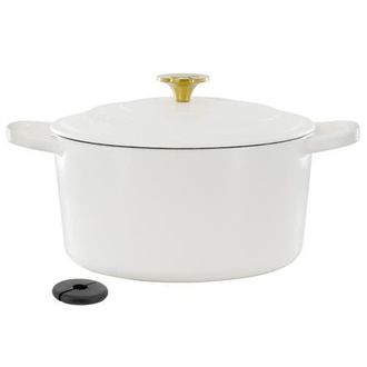Crock-pot 6 Quart Enameled Cast Iron Dutch Oven in White at Nordstrom
