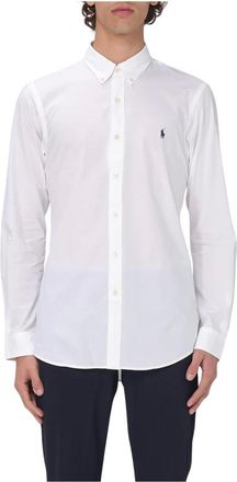 Polo Ralph Lauren Heren, Overhemden, Wit, Maat: 2XL Katoen