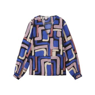 Tom Tailor Dames, Blouses & Shirts, Veelkleurig, Maat: M