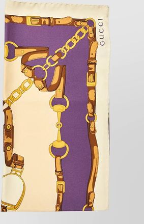 Gucci silk twill scarf