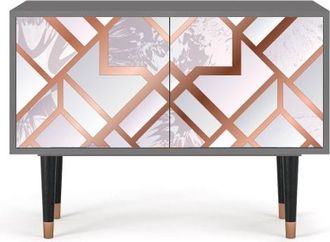 StoryZ Aparador bajo rosa claro 2 puertas L 94 cm